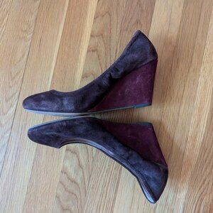 Shoes Vince Camuto Suede 2 Tone Wedges 3" Heels